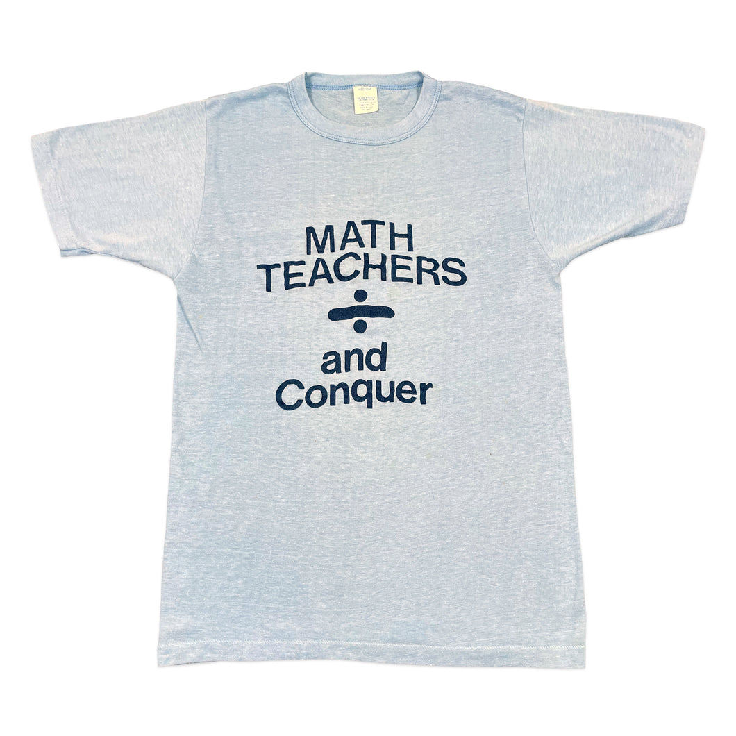 Vintage 80’s Math Teachers Tee (M)