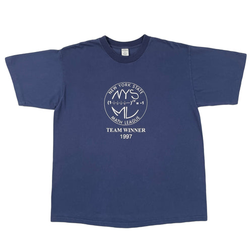 Vintage 1997 New York State Math League Tee (XL)