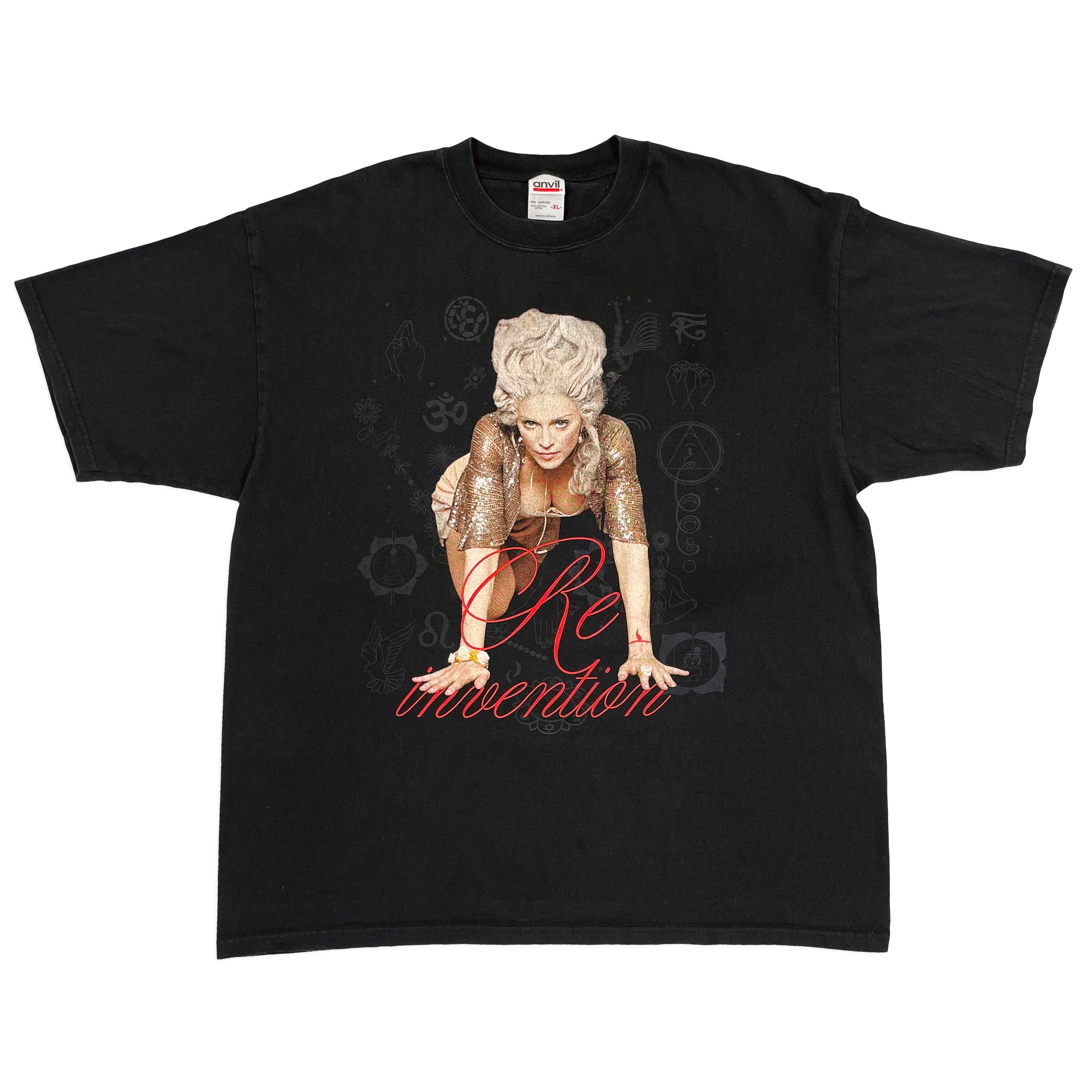 トップス 00s MADONNA Re-Invention World Tour 2004 2004 Madonna Reinvention World Tour Tee (XL) – Fantasy Explosion