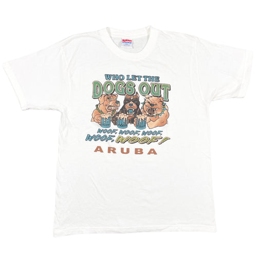 90’s Who Let The Dogs Out Souvenir Tee (L)