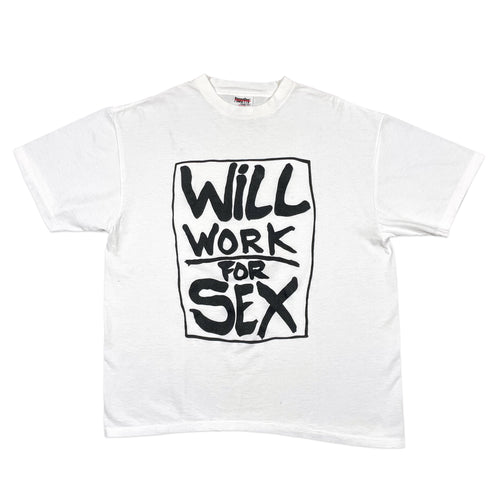 Vintage 90’s Will Work For Sex Tee (XL)