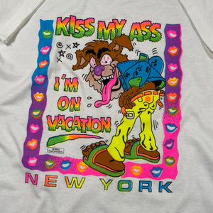 Vintage 1990 Kiss My Ass New York Tee (M)