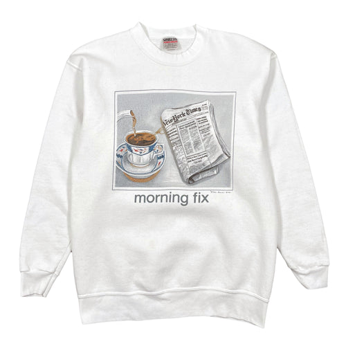 Vintage 90’s New York Times Morning Fix Crewneck (L)