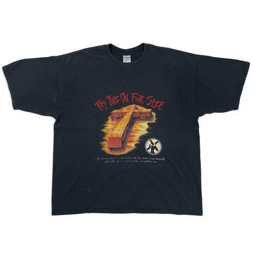 Vintage 00’s Try On For Size Jesus Tee (XXL)