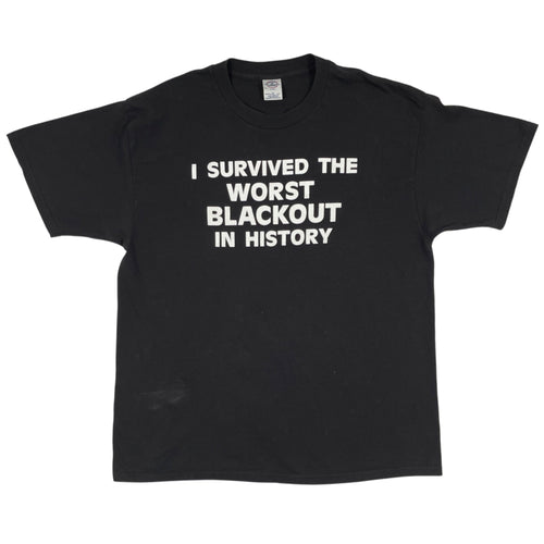 Vintage 2003 Blackout Tee (XL)