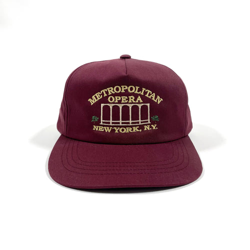Metropolitan Opera Hat (Maroon)