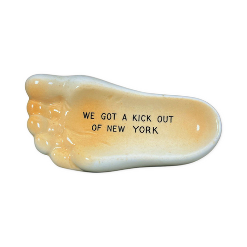 Vintage 80’s Kick Out of New York Ashtray