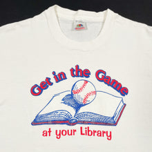 90’s Get In The Game at Your Library Tee (L)