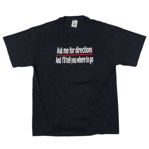 Vintage 90’s Ask Me For Directions Tee (L)