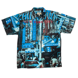 Vintage 90’s Chinatown All-Over-Print Shirt (L)