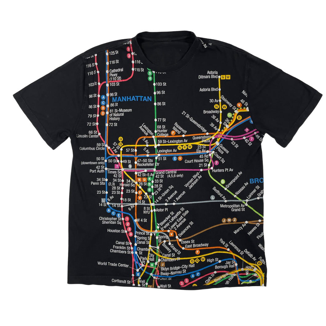 Vintage NYC Subway Map Tee (XL)
