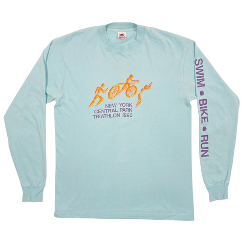 Vintage 1990 Central Park Triathlon Longsleeve (L)