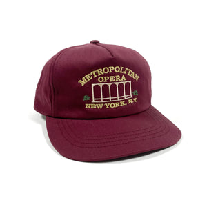 Metropolitan Opera Hat (Maroon)