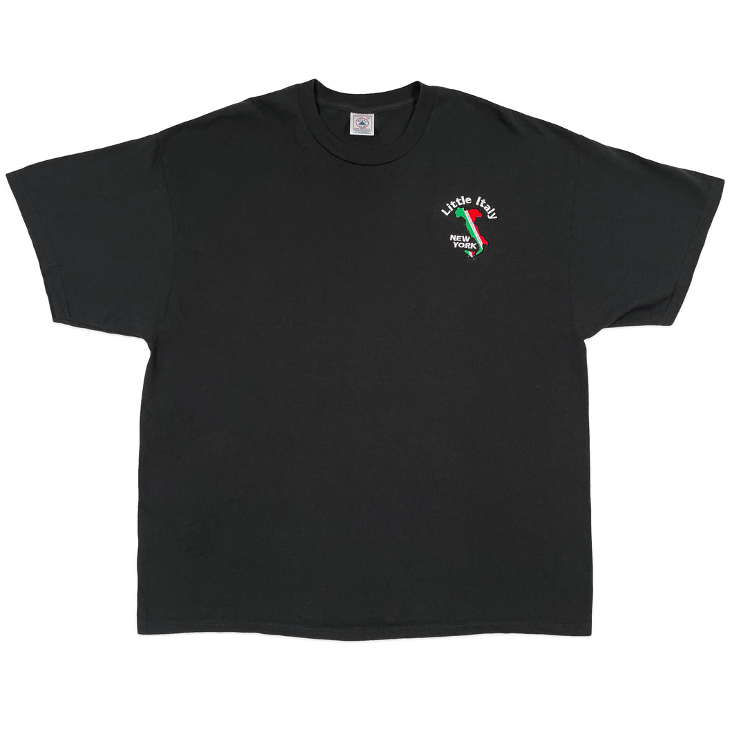 Vintage 90’s Little Italy New York Embroidered Tee (XXL)
