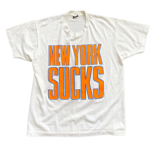 Vintage 90’s New York Sucks Tee (XL)