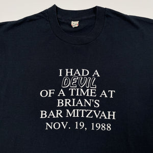 Vintage 1988 Brian’s Bar Mitzvah Tee (XL)