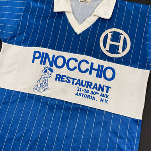 Vintage 80’s Pinocchio Restaurant Astoria NY Soccer Jersey (M/L)