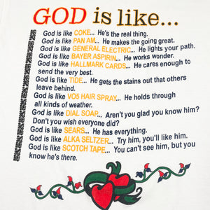 Vintage 90’s God Is Like Tee (L)