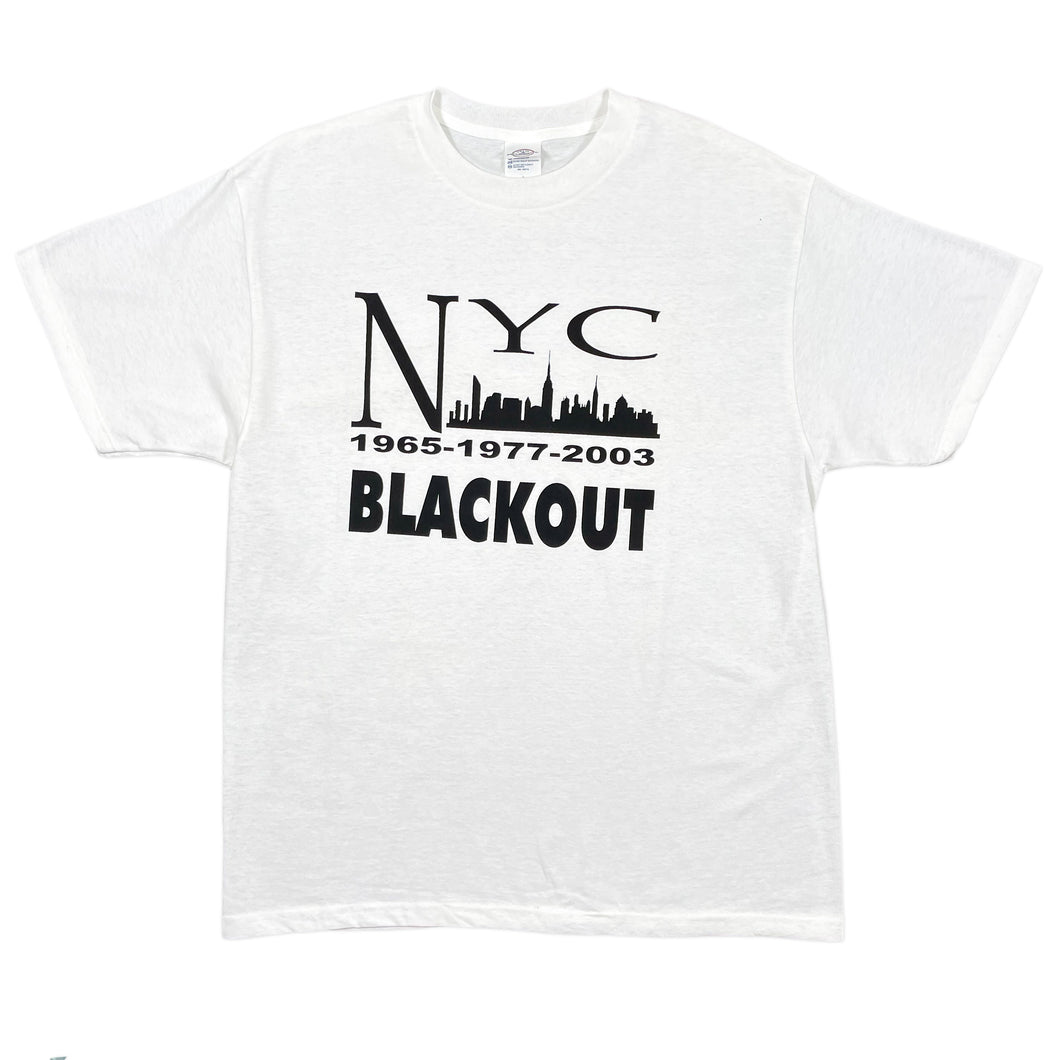 Vintage 2003 New York Blackout Tee (XL)