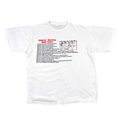 Vintage 80’s How To Survive New York Tee (L)