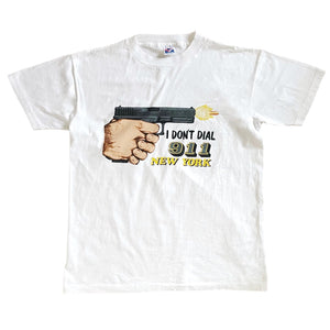 90’s Don’t Dial 911 NYC Tee (L)