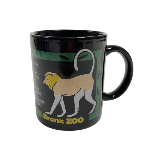 Vintage 90’s Bronx Zoo Monkey Mug
