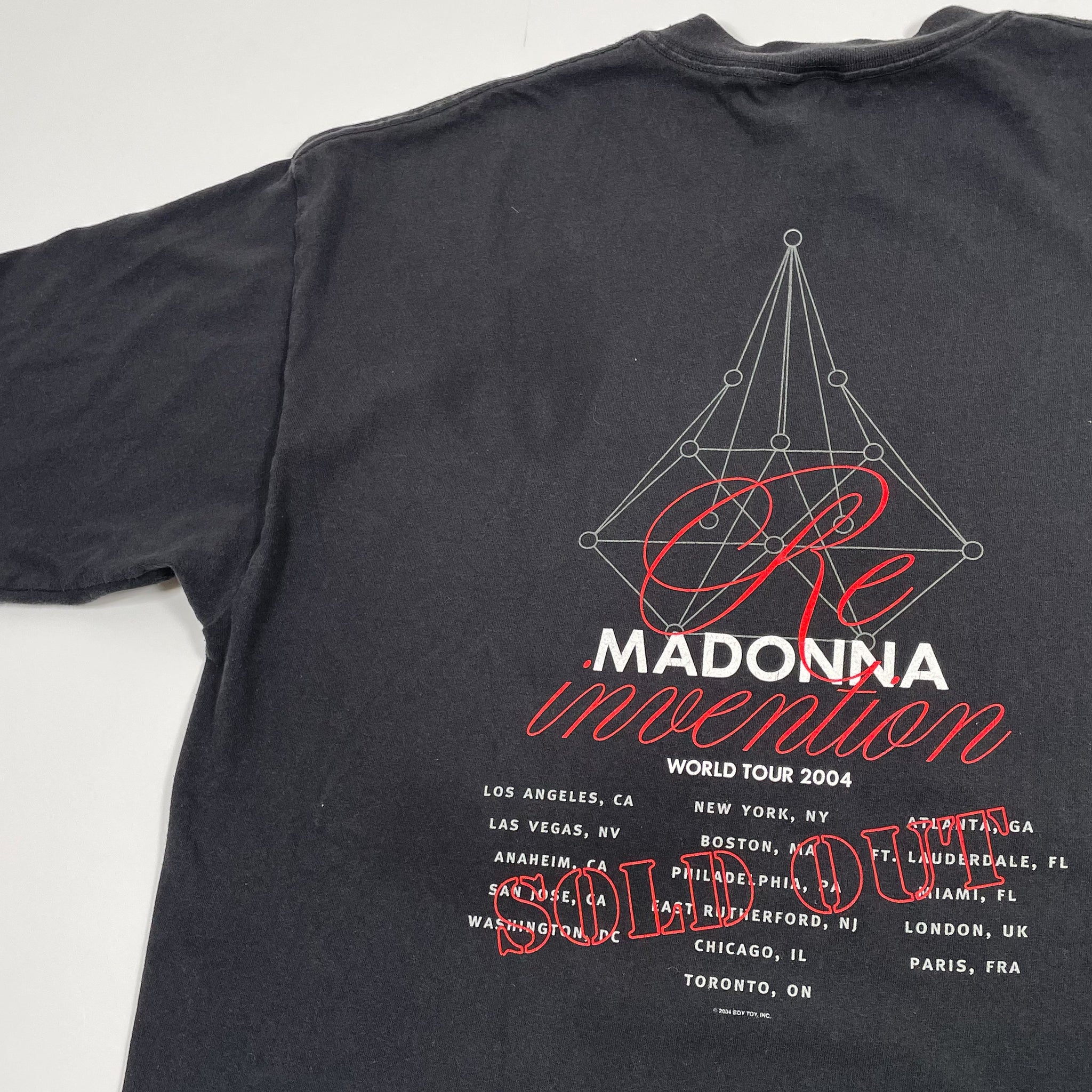 2004 Madonna Reinvention World Tour Tee (XL) – Fantasy Explosion