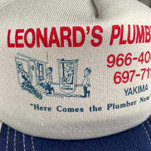 Vintage 80’s Leonard’s Plumbing Trucker
