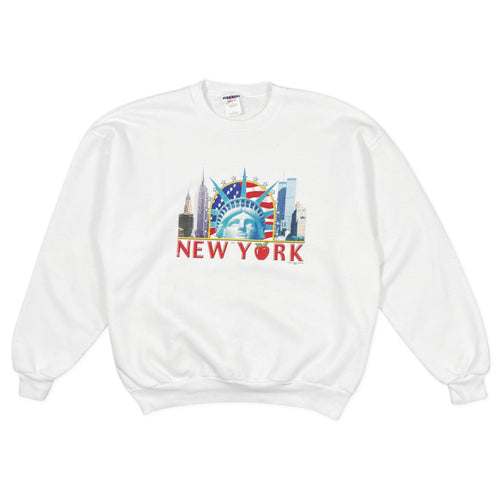 Vintage 90’s New York Liberty Skyline Souvenir Crewneck (XL)