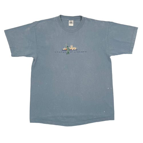 Vintage 90’s Statue of Liberty Embroidered Tee (L)