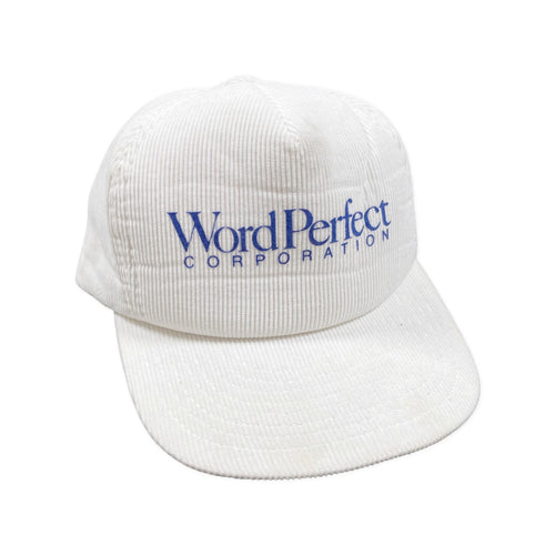 Vintage 90’s Word Perfect Corduroy Hat