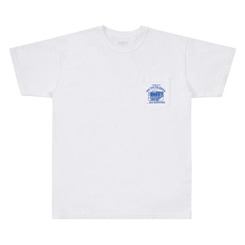 NYC Subway Survival Pocket Tee (White)