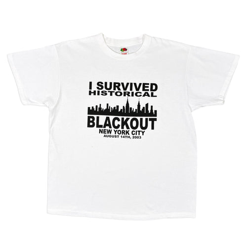 Vintage 2003 New York City Blackout Tee (XL)
