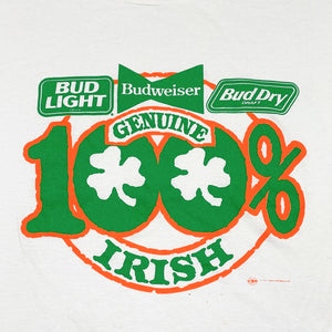 90’s Budweiser 100% Irish Tee (XL)