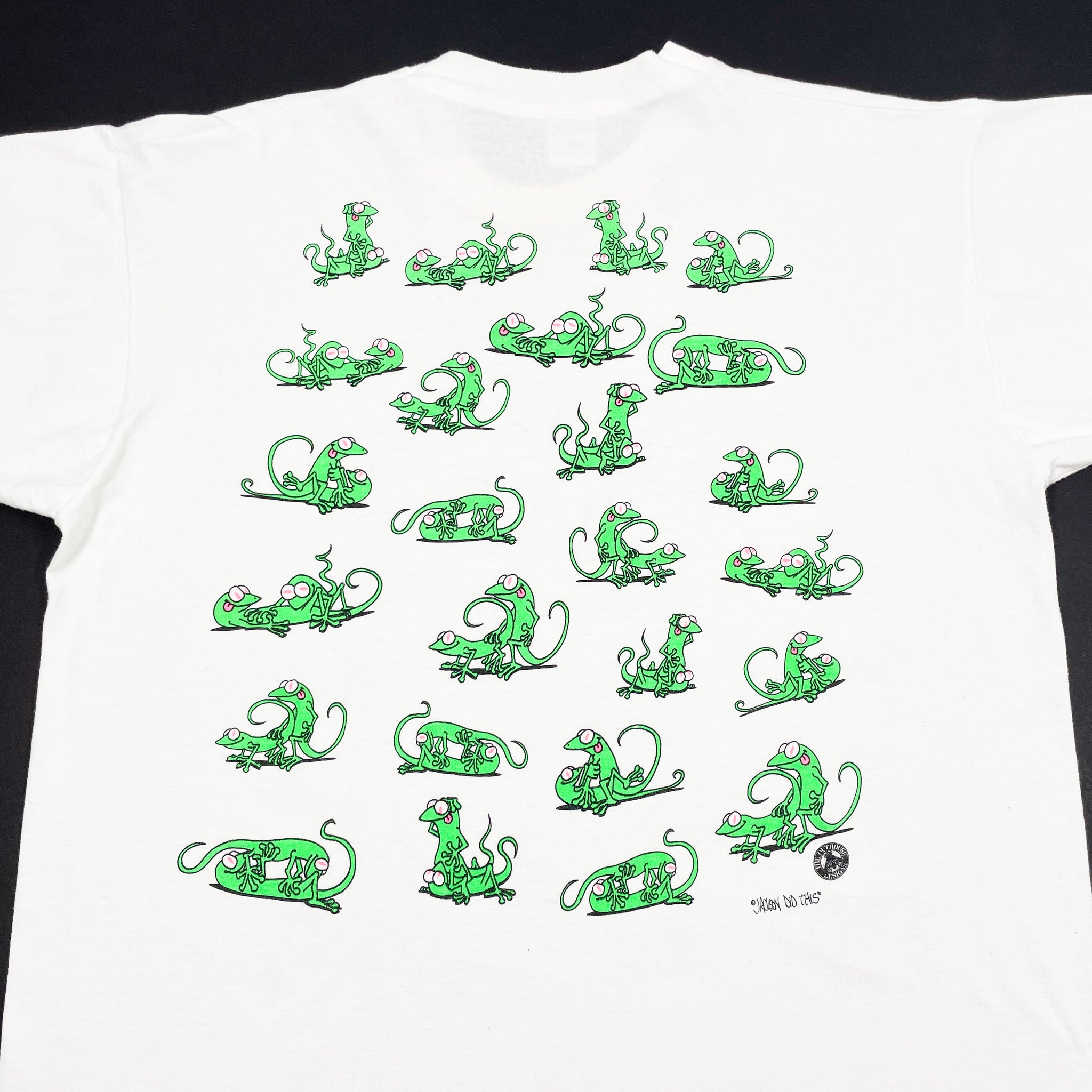 Vintage 90's Lizard Sex Positions Tee – Fantasy Explosion