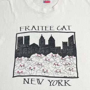 1989 Fraitee Cat New York Tee (XL)