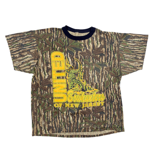 99’s United Bow Hunters of New Jersey Camo Pocket Tee (L)