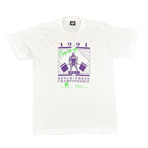 Vintage 1991 Bench Press Competition Tee (L)