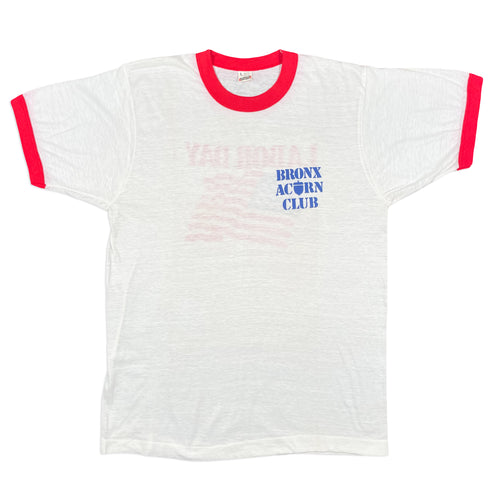 Vintage Bronx Acorn Club Ringer Tee (L)