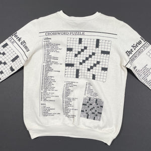 Vintage 80’s New York Times Crossword Crewneck (M)
