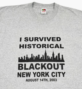2003 NYC Blackout Survivor Tee (XXL)