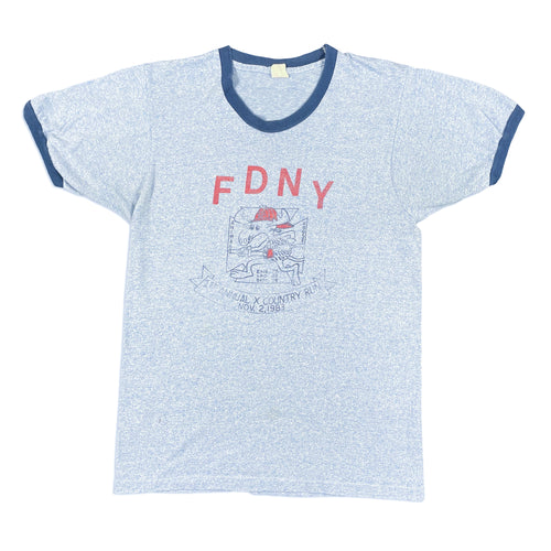 Vintage 80’s FDNY Ringer Tee (L)